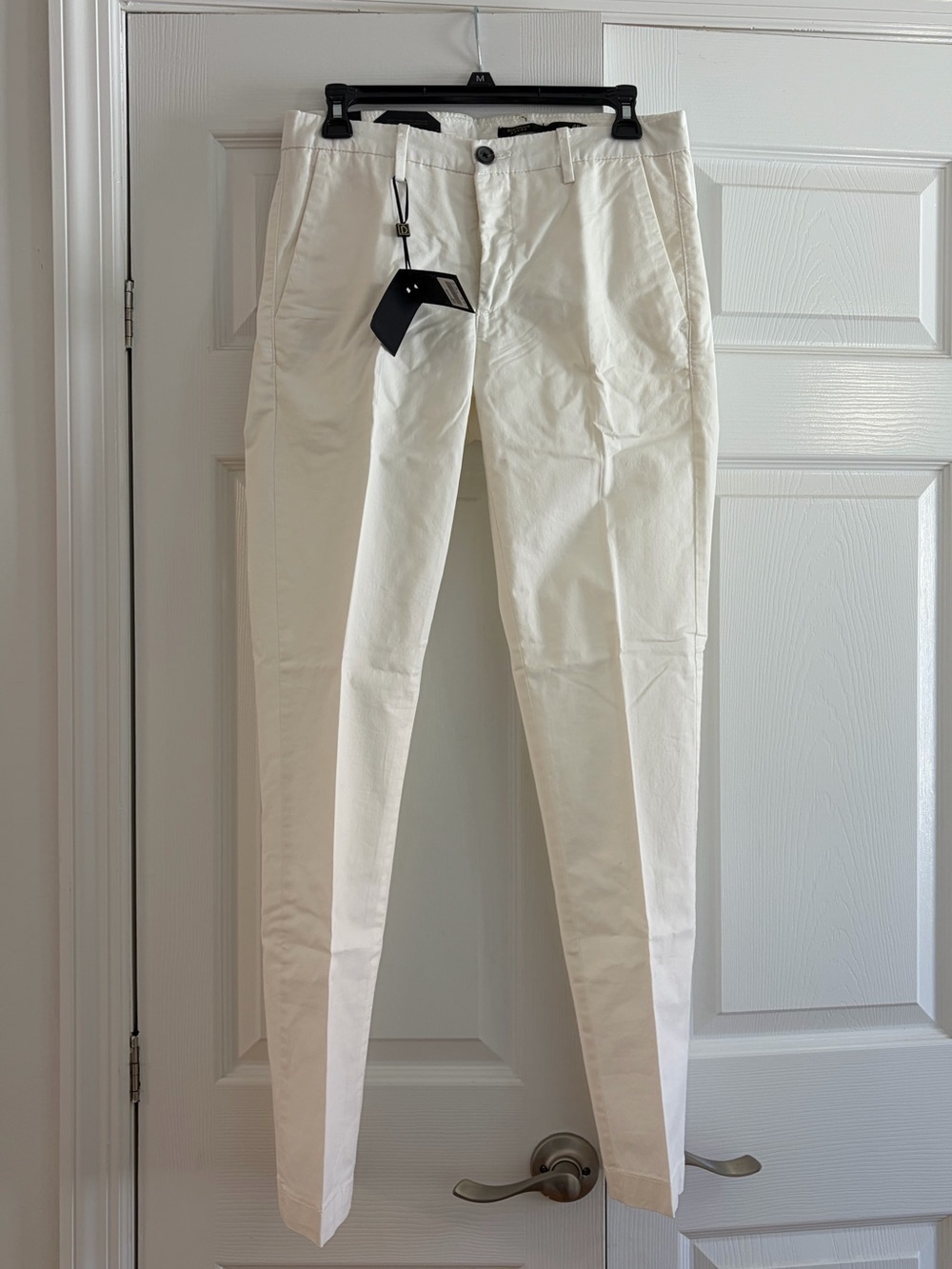 Doppelgänger Men’s Chino in White from Italy